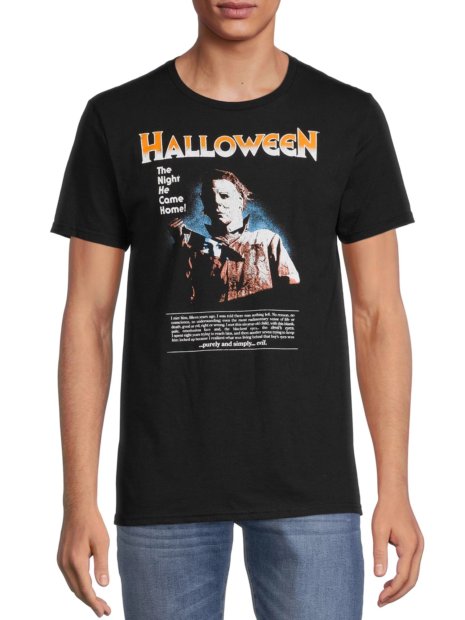 Halloween Men's Michael Myers Graphic Tee with Short Sleeves - Walmart.com | Walmart (US)