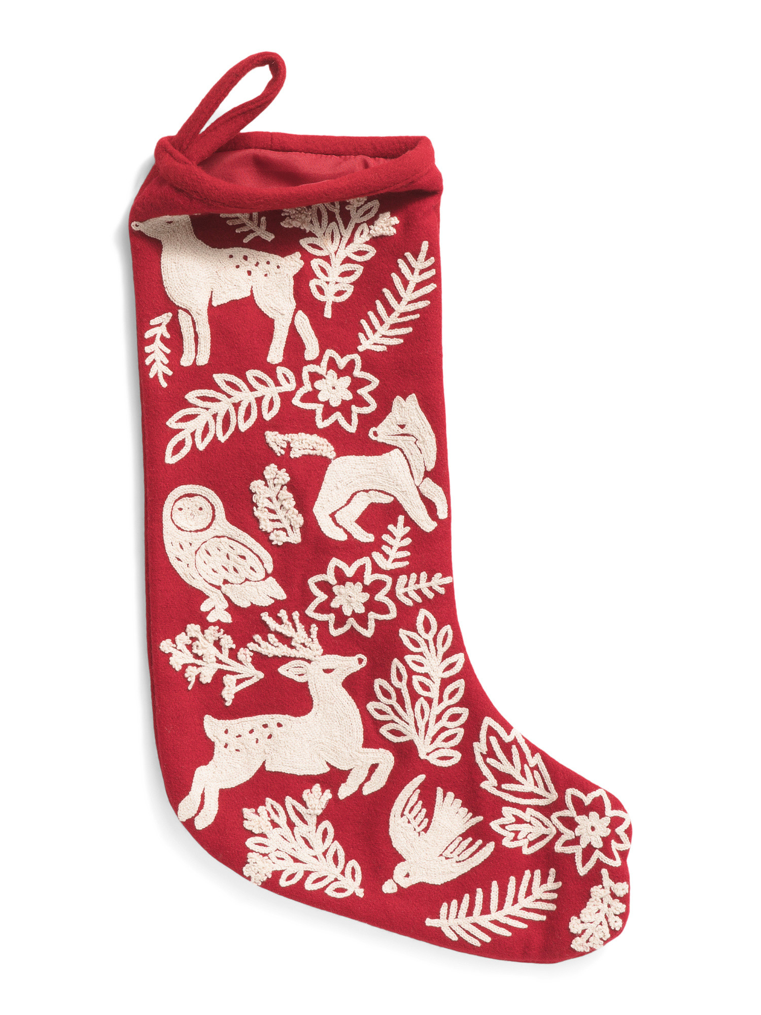 Woodland Folk Embroidery Stocking | Garlands & Trimmings | Marshalls | Marshalls