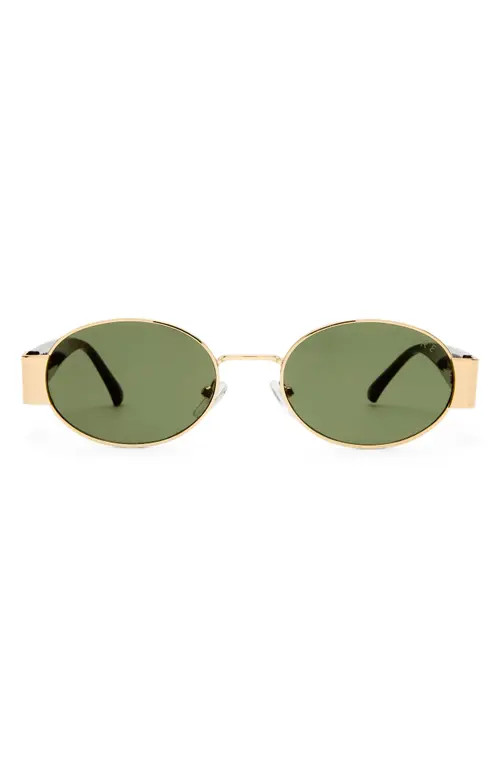 AIRE Mars II 51mm Oval Sunglasses in Gold /Dark Tort at Nordstrom | Nordstrom