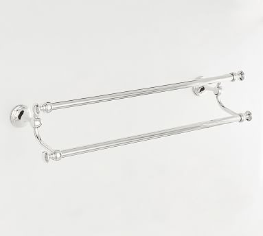 Mercer Double Towel Bar | Pottery Barn (US)