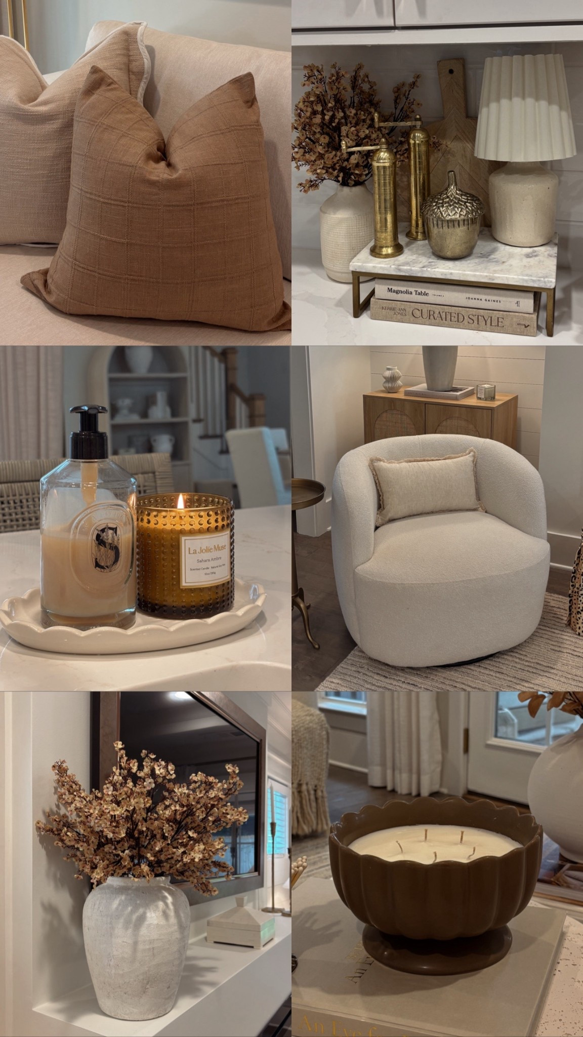 Fall home finds and neutral decor 🫶🏼🍂

#LTKStyleTip #LTKHome #LTKFindsUnder100