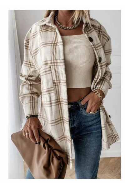 Carleigh Plaid Shirt $48 | Indigo Closet 