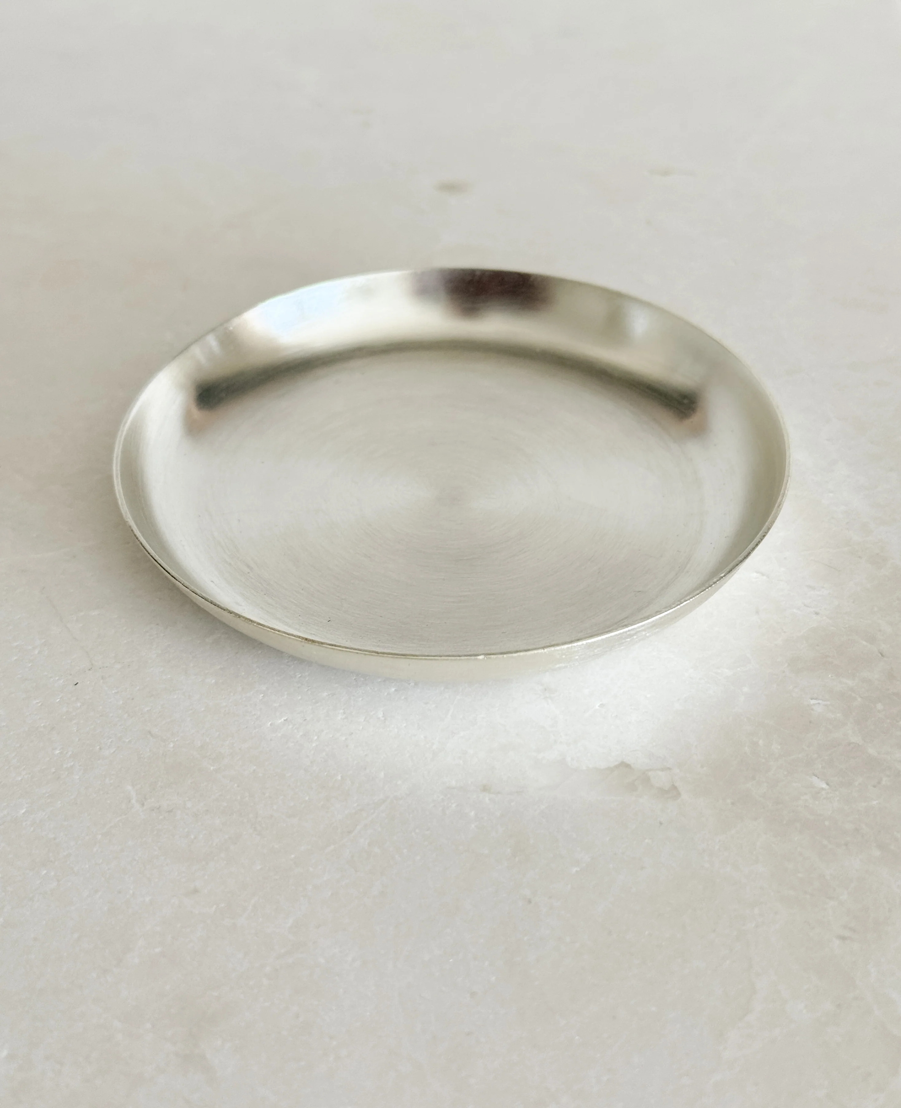 Silver Round Dish | Cottage and Key