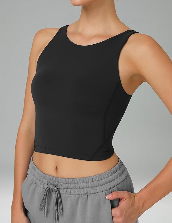 Colorfulkoala Dreamlux Womens Padded Sports Bra High Neck U-Back Yoga Running Workout Athletic Ta... | Amazon (US)