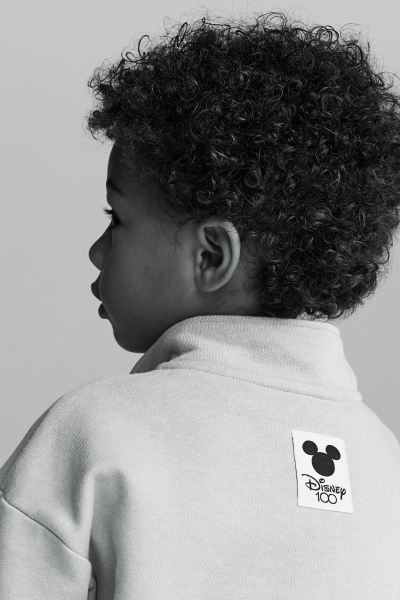 Printed Half-zip Sweatshirt | H&M (US + CA)