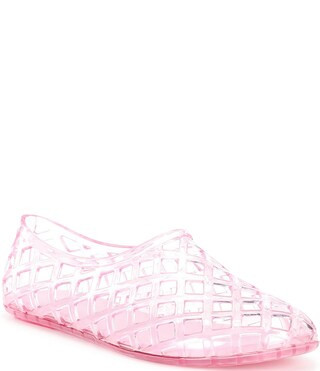 Jellz Clear Jelly Slip On Flats | Dillard's