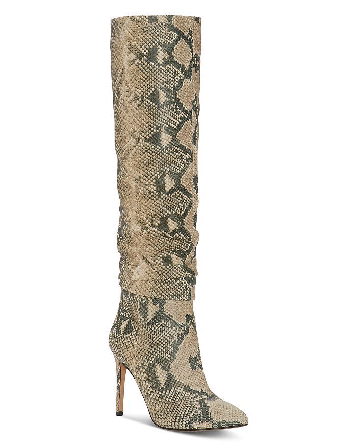 Women's Kashiana Snake-Print Tall Boots | Bloomingdale's (US)