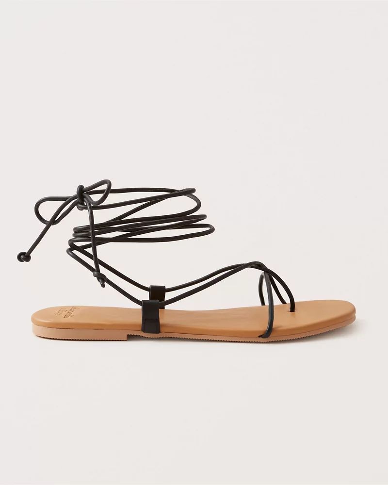 Women's Lace-Up Gladiator Sandals | Women's Shoes | Abercrombie.com | Abercrombie & Fitch (US)