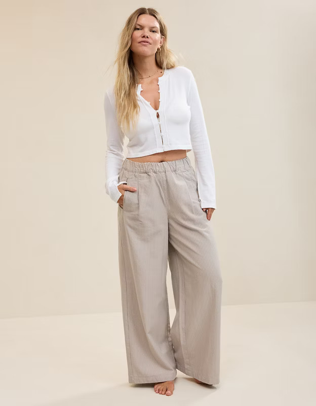 Aerie Stripe Trouser | Aerie