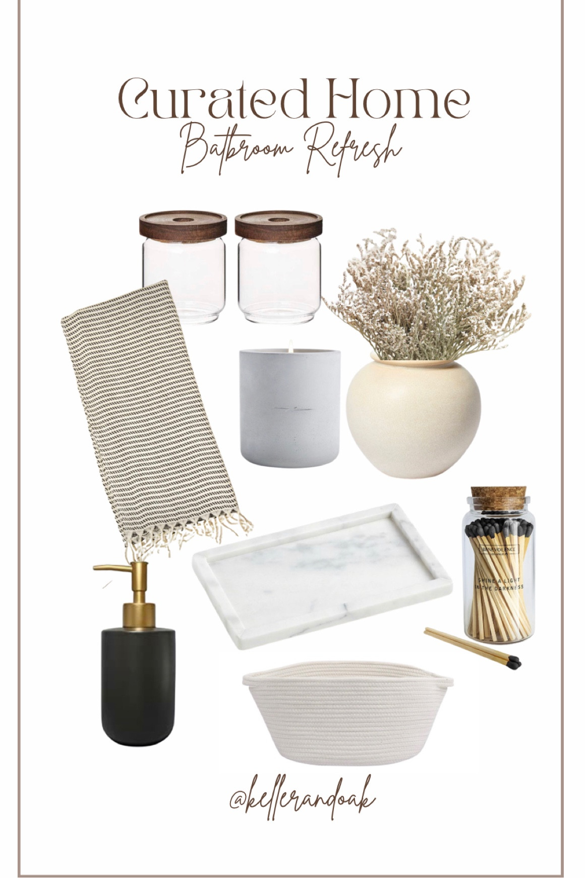 Bathroom refresh. Spring bathroom design. Countertop bathroom storage. Marble tray. Soap dispenser. Amazon home. 

#ltkhome #amazonhome #springrefresh #kellerandoak