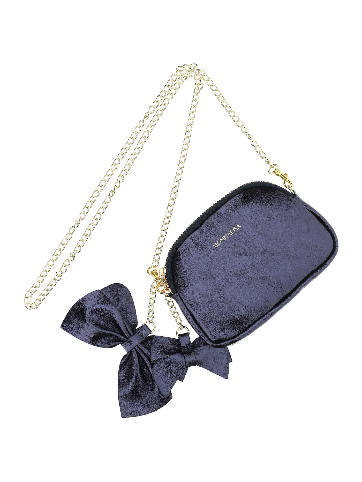 Leather purse with bows | Monnalisa