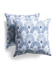 18x18 2pk Indoor Outdoor Deco Palm Pillow Set | Marshalls