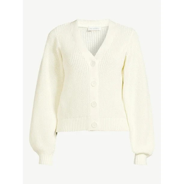 Free Assembly Women's Boxy Cardigan Sweater - Walmart.com | Walmart (US)
