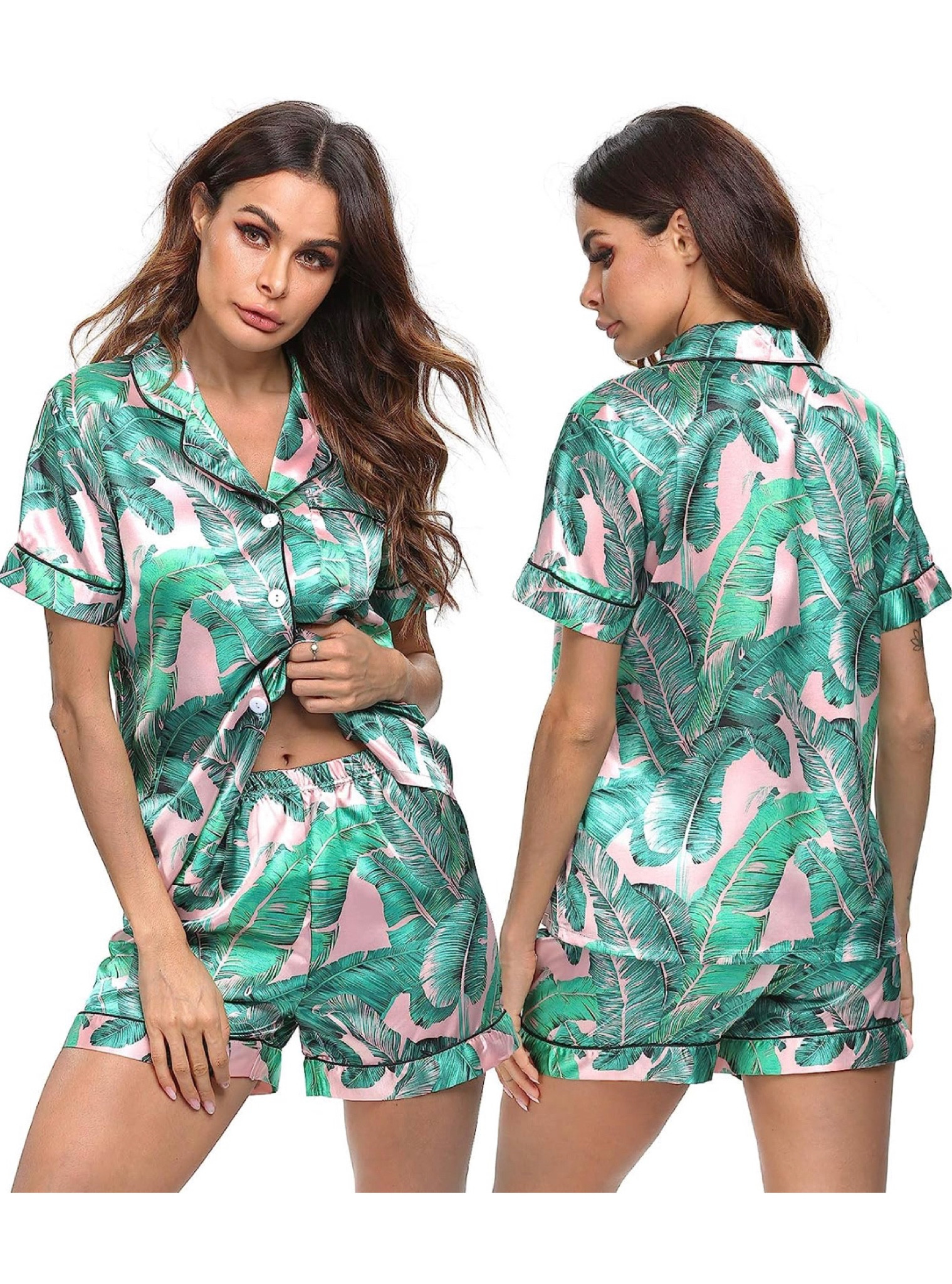 Amazon find, Amazon pajamas, Amazon prime, tropical pajamas, banana leaf pajamas, palm leaf pajamas

#LTKstyletip #LTKunder50 #LTKFind