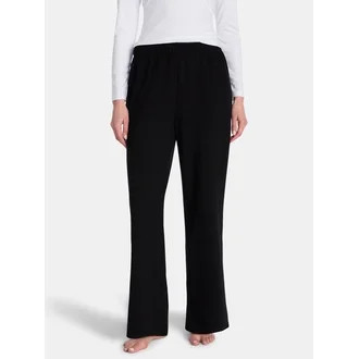 Women\u2019s Halloween Printed Foldover Waistband French Terry Lounge Pants, 29" Inseam, Sizes XS... | Walmart (US)
