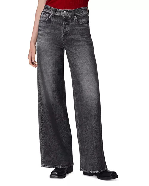rag & bone Miramar Sofie High Rise Wide Leg Sweatpant Jeans  | Bloomingdale's EDITORIAL Out & Abo... | Bloomingdale's (US)