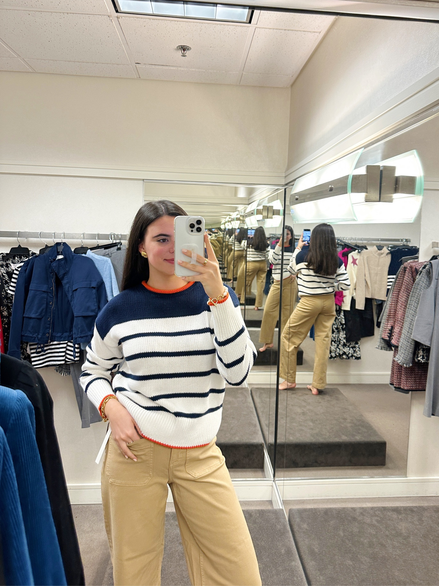 Cute roll neck sweater on sale right now!