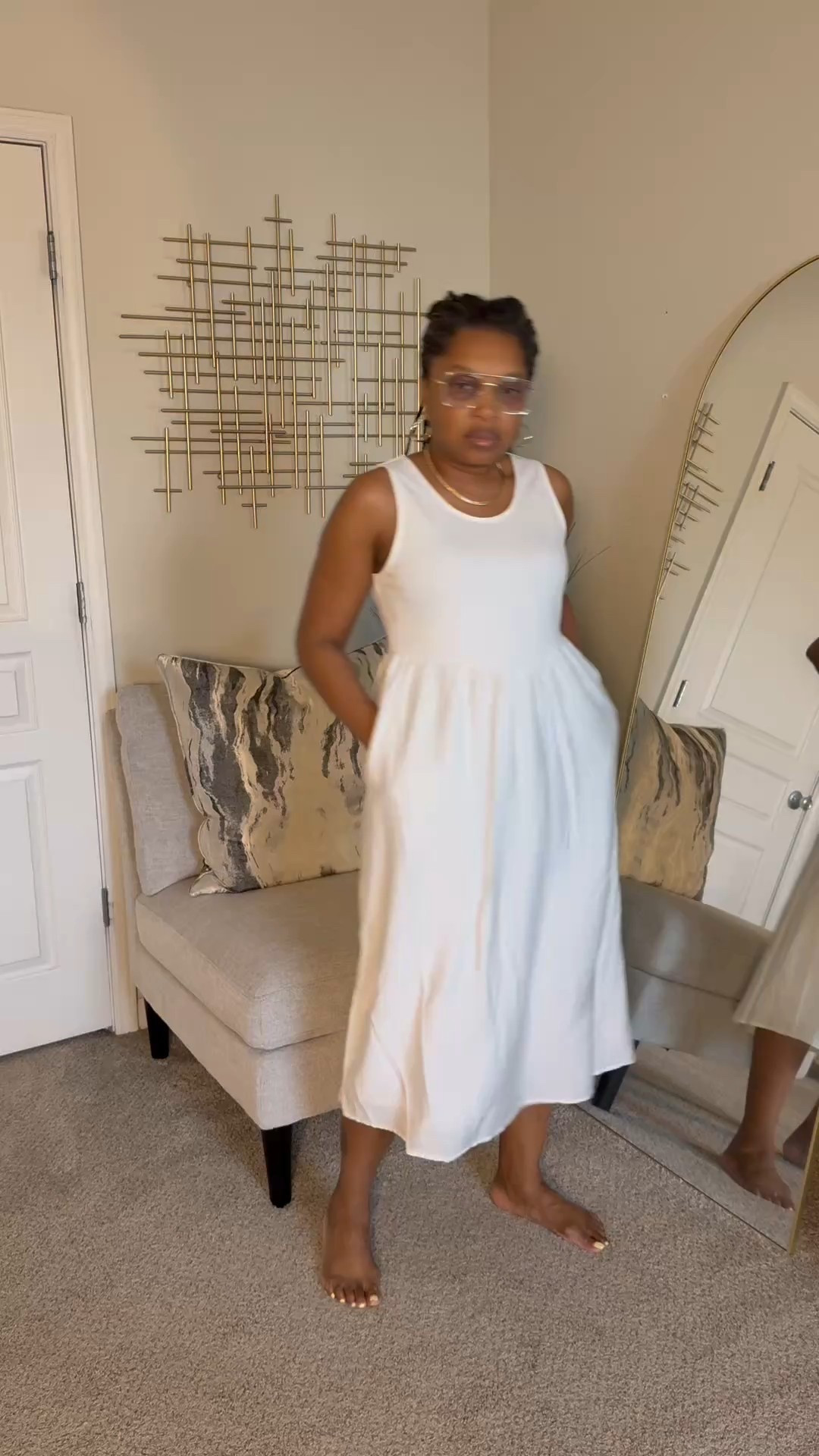 Dress under $20 styled with the favorite Gazelle sneakers for a casual look.
#dressandsneakers

#LTKStyleTip #LTKFindsUnder50 #LTKShoeCrush