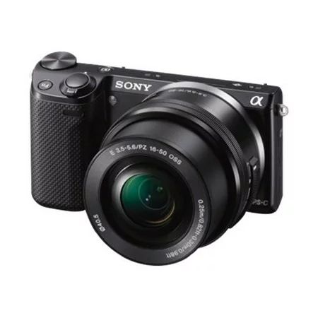 Sony a NEX 5TL - Digital camera - mirrorless - 16.1 MP - APS-C - 3x optical zoom 16-50mm and 55-210m | Walmart (US)