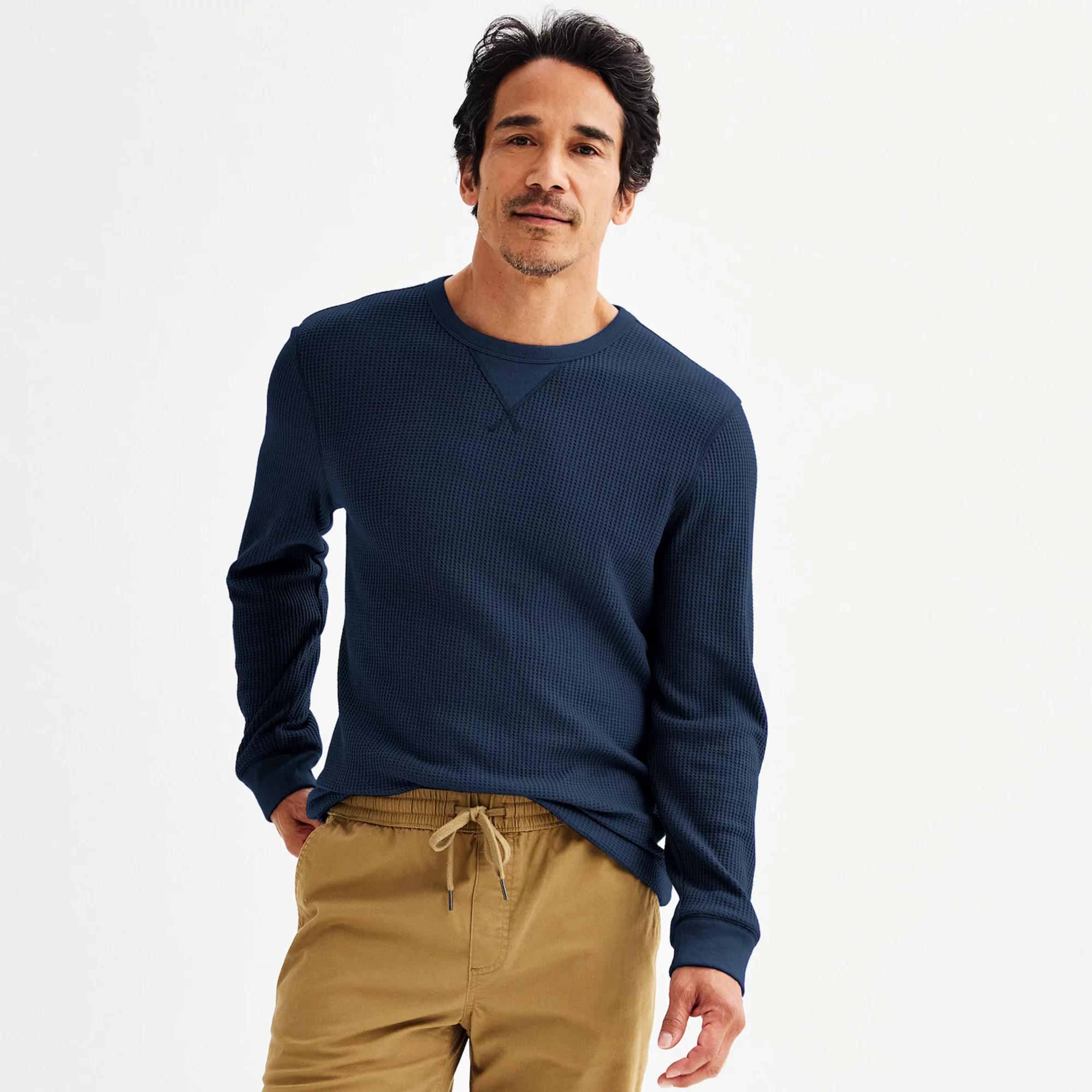 Men's Sonoma Goods For Life® The Essential Waffle Thermal Tee | Kohl's