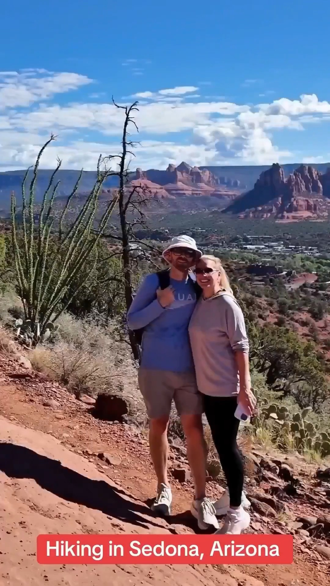 ⛰️SEDONA, ARIZONA: Had a great time hiking in Sedona, Arizona! Walked 6 miles and had amazing mountain views as you can see! 

🫶🏻We’re on top of the Airport Mesa Vortex here and working our way back down the Airport Loop Trails.

🙌🏼I was comfortable all day in my amazon hiking outfit. UVA/UVB protection hoodie and black leggings for the win!

👏🏼Wearing a large in everything. Highly recommend this outfit for your next hiking adventure!

⛰️HIKING OUTFIT: @amazonfashion
👟SNEAKERS: @hoka

#athleisure #fallfashion #fallstyle #casualoutfitideas
#amazonfashion #amazon #amazonfinds #founditonamazon #amazonstyle #hoka #hokasneakers #sedona #sedonaarizona #sedonahiking #visitarizona #hiking #hikingstyle

#LTKSeasonal #LTKOver40 #LTKSaleAlert #LTKTravel #LTKgrwm #LTKootd #LTKMidsize #LTKActive #LTKU #LTKfitnessgoals #LTKvlog