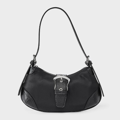 Curved Buckle Shoulder Bag - Wild Fable™ Dark Red | Target