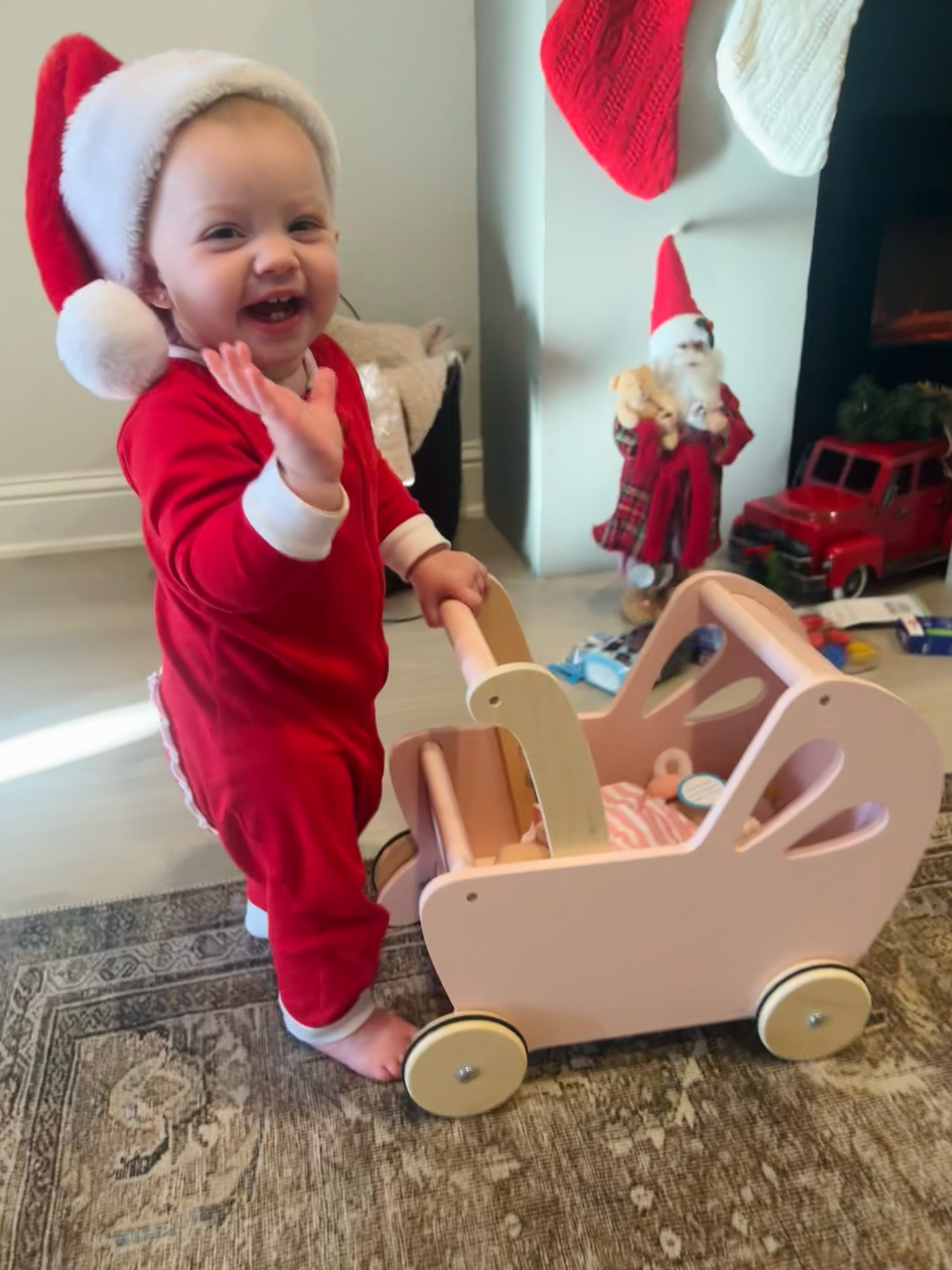 Adorable baby doll pram under $30 🥰
push toy/ baby doll stroller/ baby doll/ stella baby doll/ baby girl toys/ first birthday gift guide/ walmart toys

#LTKFamily #LTKGiftGuide #LTKBaby