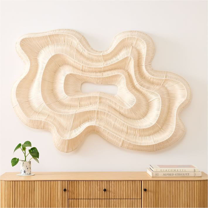 Geode Fiber Natural Dimensional Wall Art | West Elm (US)