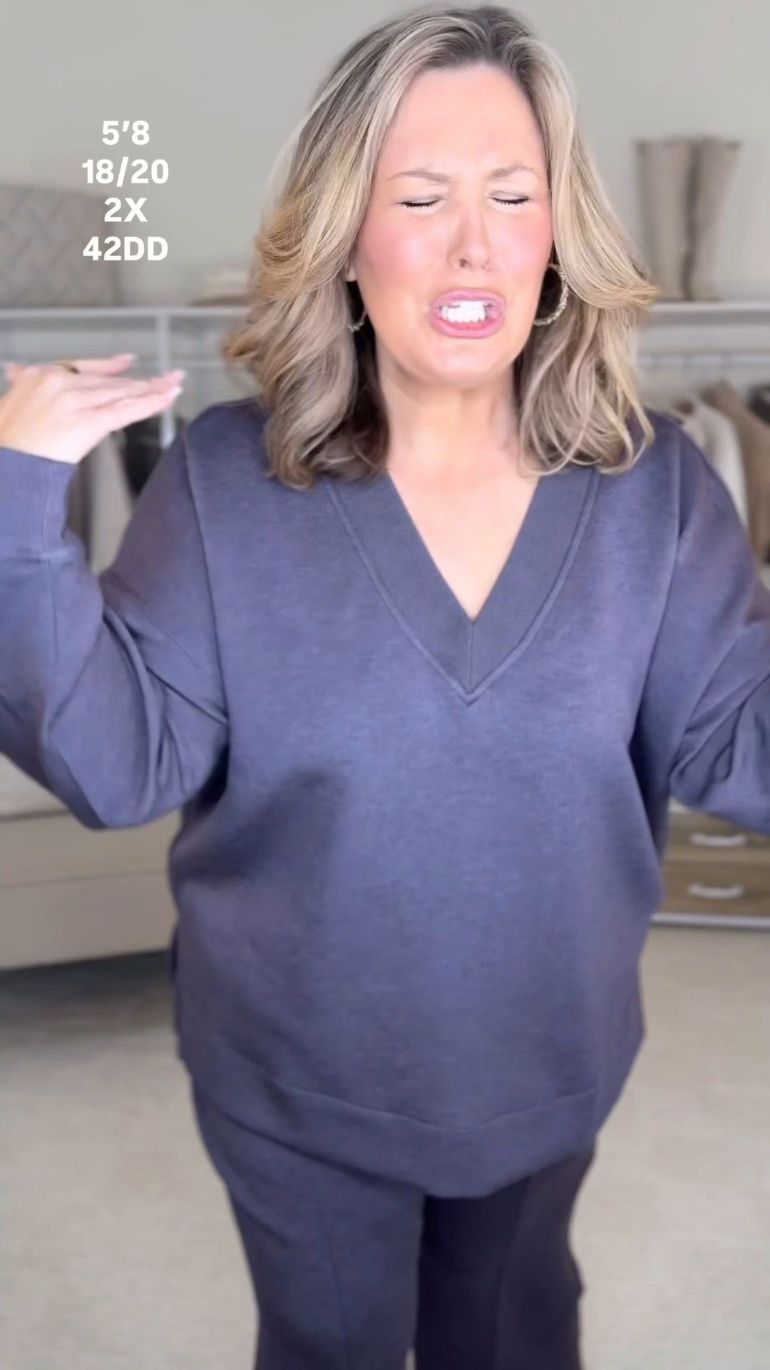 @spanx is having their end of season sale!! Here are a few newer pieces I love that are included!! I’m 5’8 plus size 18/20/2X 42DD #spanxpartner 
👉TUNIC VNeck - I like to size up for length; I wear 3X! 
👉WIDE LEG PANTS & SLIM STRAIGHT PANTS - I like a size up for waistband comfiness! I wear 3X!
👉HALF ZIP TUNIC - I like to size up for length, I wear 3X
👉BOOTY BOOST LEGGINGS - true to size, I wear 2X!
👉SHIMMER BLACK WRAP - runs true, I wear my regular 2X! 
👉LEOPARD STIRRUPS - size down, I need the 1x!
👉MOCK NECK TUNIC - I like to size up to 3x for length! 


#LTKPlusSize #LTKOver40 #LTKSaleAlert

#LTKMidsize #LTKSaleAlert #LTKPlusSize