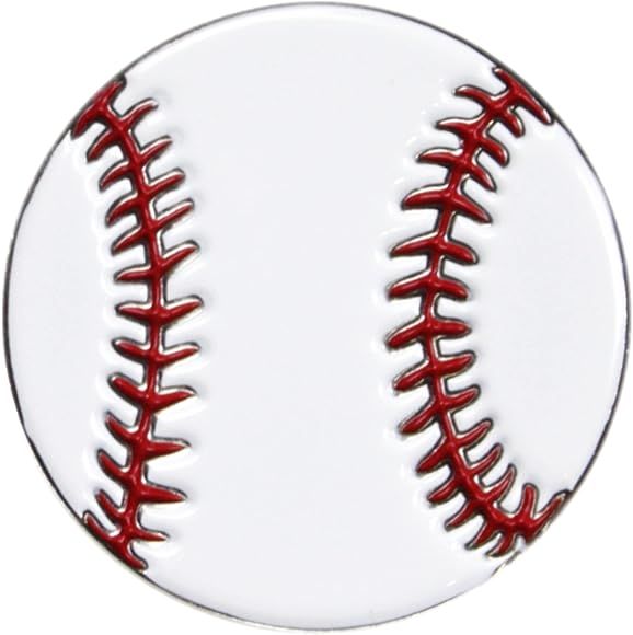 Baseball - 1.25" Enamel Pin | Amazon (US)