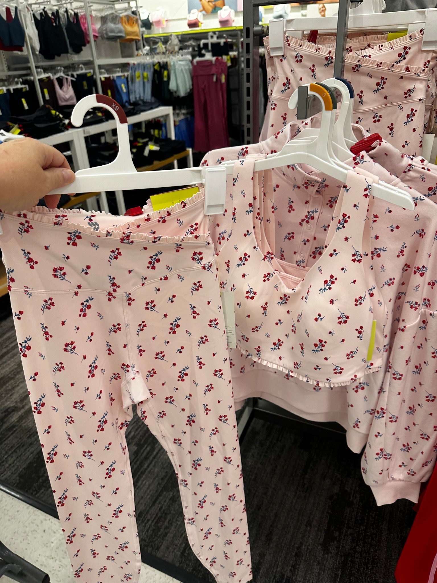 Dainty Rose 🌹 print set in the most romantic soft pink ❤️

This cute athletic set would be perfect for the Valentines Day season 💕

Comment “ rose “ for the 🔗 or ✅ my LTK @StylingCurves for the details along with some other amazing cute finds I saw while shopping 🛍️ 


#plussizeathleticwear #athleticwear #leisurewear #targetstyle #targetfashion #valentinesdayoutfit #valentinesdayinspo #valentinesdaystyle #hearttheme #valentinesday #cozyoutfit #comfyoutfit #loungewear #workoutclothes #cozyootd #casualootd 

#LTKMidsize #LTKActive #LTKPlusSize

#LTKfitnessgoals #LTKActive #LTKselfcare
