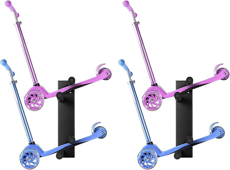 Scooter Wall Mount Scooter - Storage Rack for Garage 2pcs Scooter Hanger Scooter Holder for Adult... | Amazon (US)