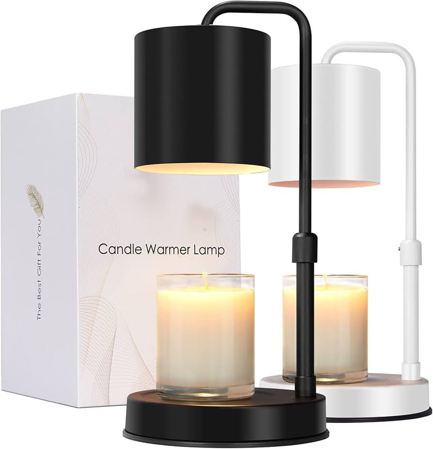 zukakii Candle Warmer Lamp Adjustable Height Dimmable Candle Lamp Warmer with Timer Compatible wi... | Amazon (US)