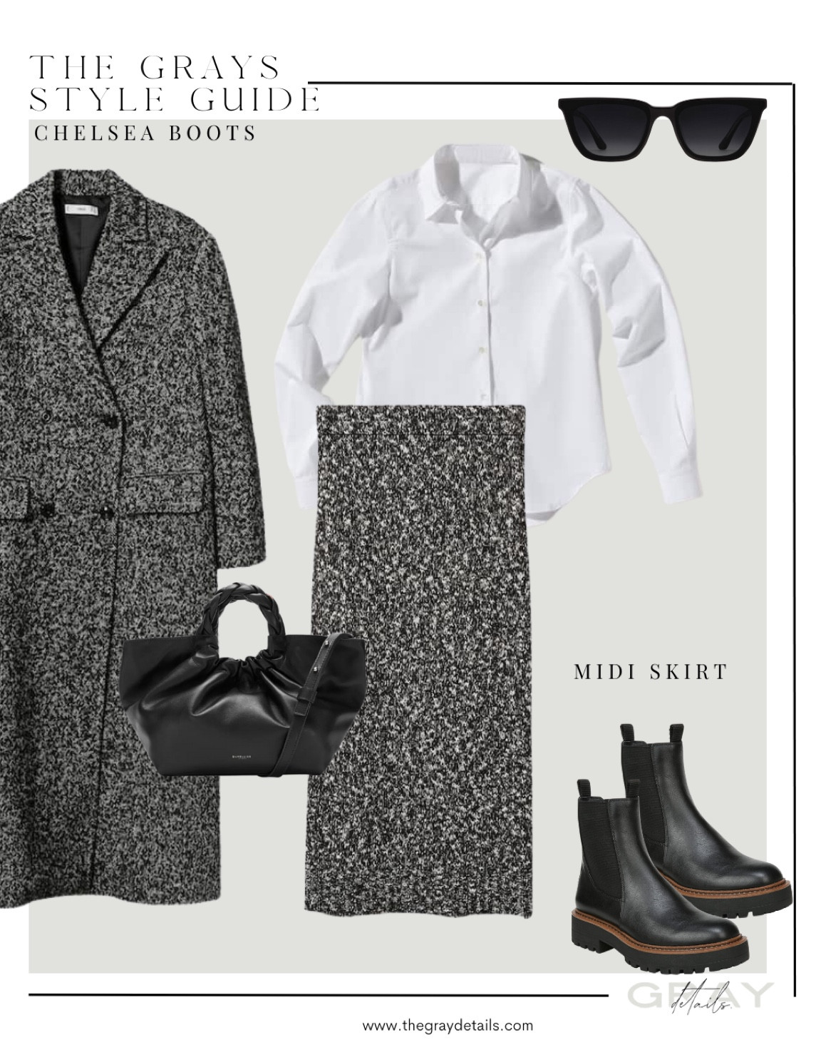 Ways to wear Chelsea boots 

Knit skirt
White button down 

#LTKFind #LTKstyletip #LTKunder50