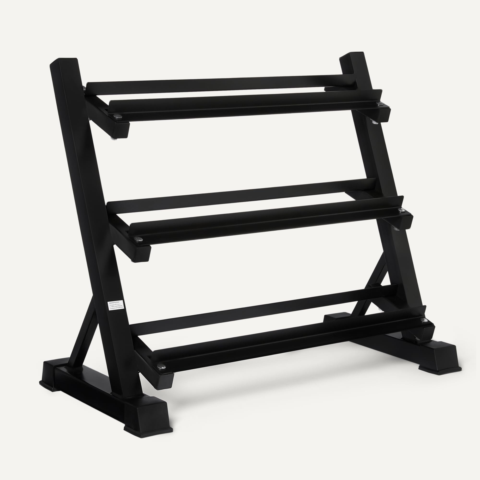 Amazon Basics 3-Tier Adjustable Dumbbell Weight Rack, Stand Only, Black | Amazon (US)