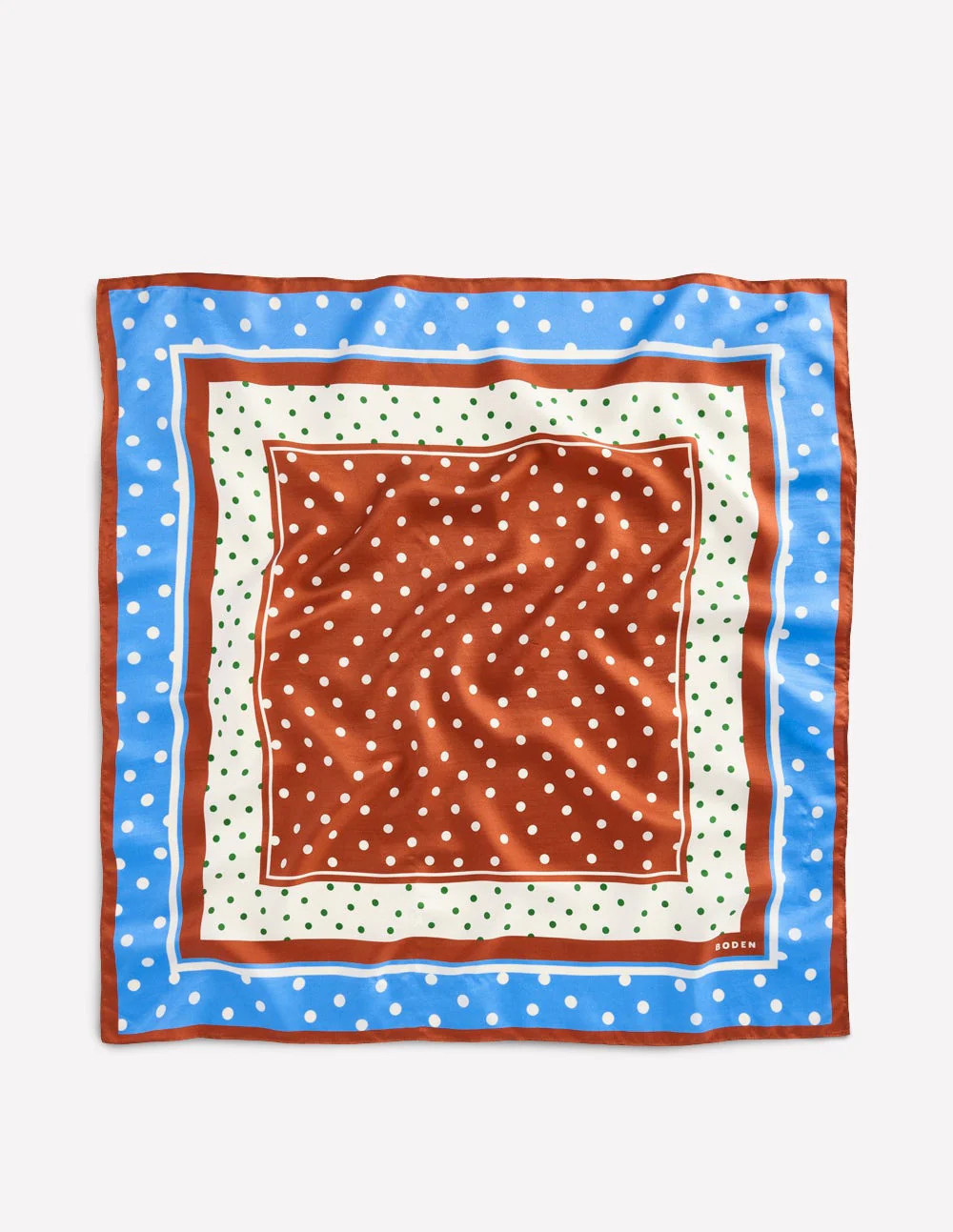 Elisabeth Silk Square Scarf-Multi, Painted Dot | Boden (US)
