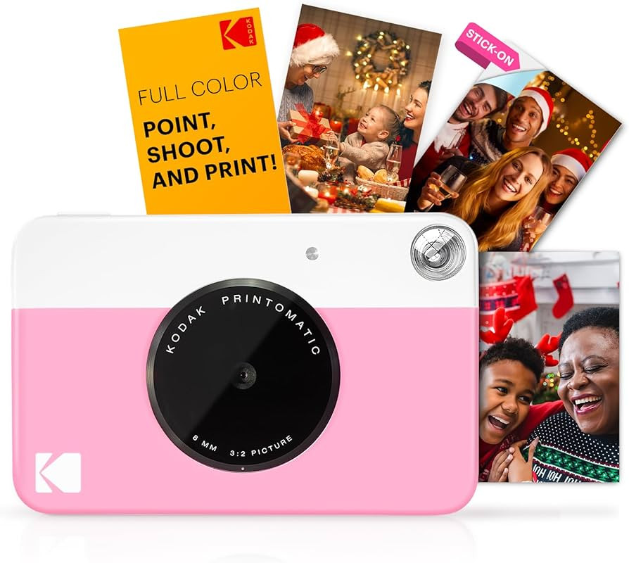 KODAK Printomatic Full-Color Instant Print Digital Camera - Colorful Photos On Zink 2x3" Sticky-B... | Amazon (US)