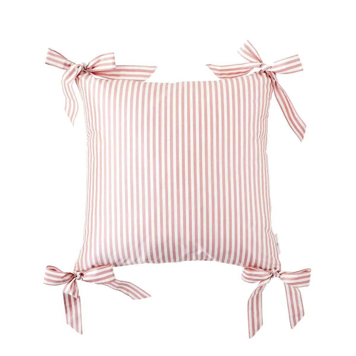 Noelle Bow Pillow in Blush | Caitlin Wilson Design