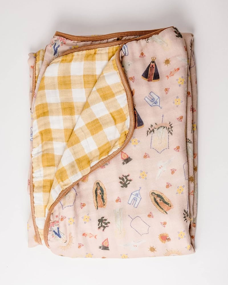 Be A Heart/Deluxe Muslin Quilt/Toddler Comforter/Catholic/Marian Quilt/Large 47x47inch/Stroller B... | Amazon (US)