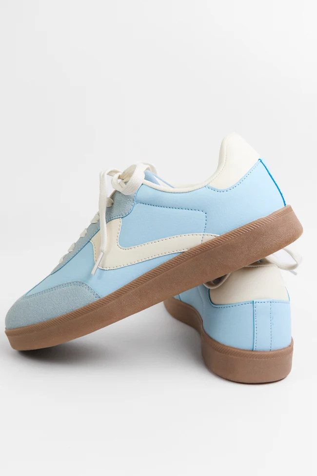 Tiffany Light Blue Swirl Sneakers | Pink Lily