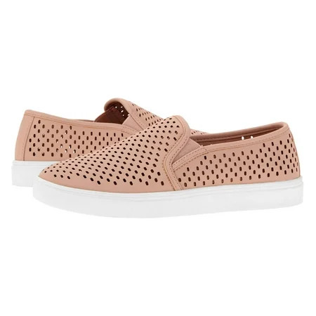 Women's Time And Tru Perforated Twin Gore Slip On | Walmart (US)