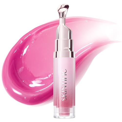 SKINTIFIC Brightening Lip Serum, Hydrating & Plumping (04 Pink Berry) | Amazon (US)
