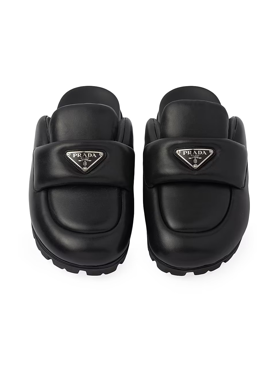 Soft Padded Nappa Leather Sabots | Saks Fifth Avenue