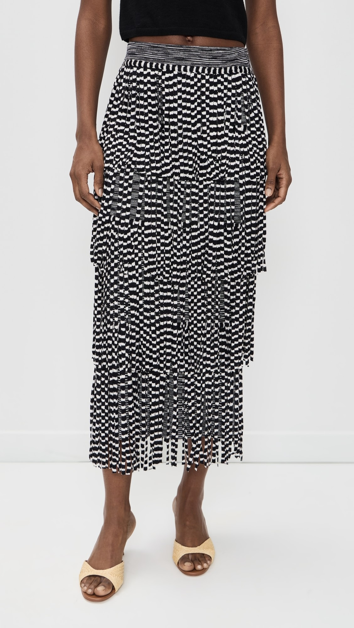 SIMONMILLER Za Za Knit Fringe Skirt | Shopbop | Shopbop