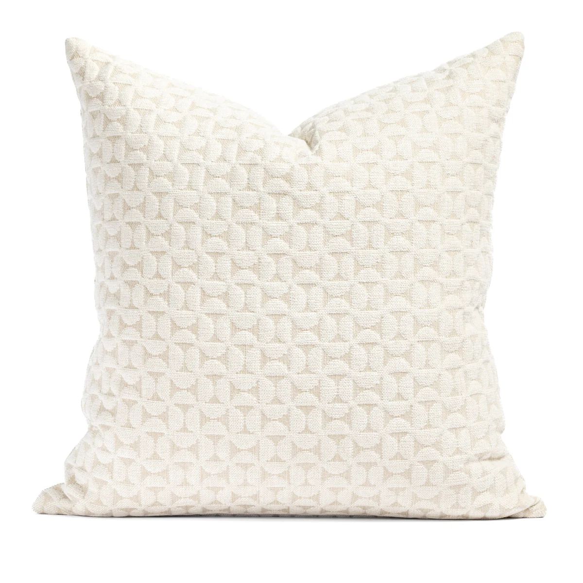 Bella 22x22 Pillow, Pearl | Tonic Living