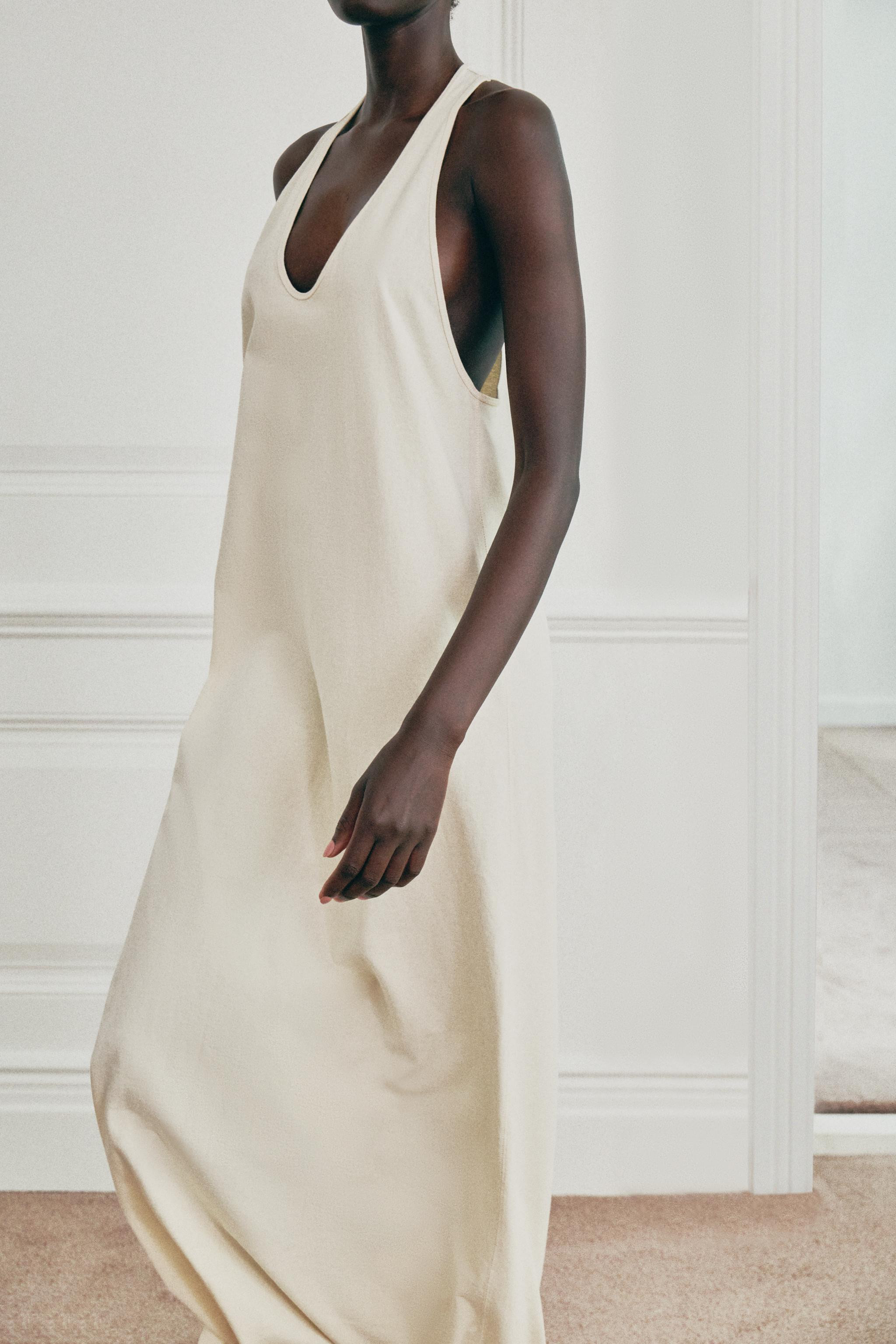LONG COTTON DRESS | Zara UK