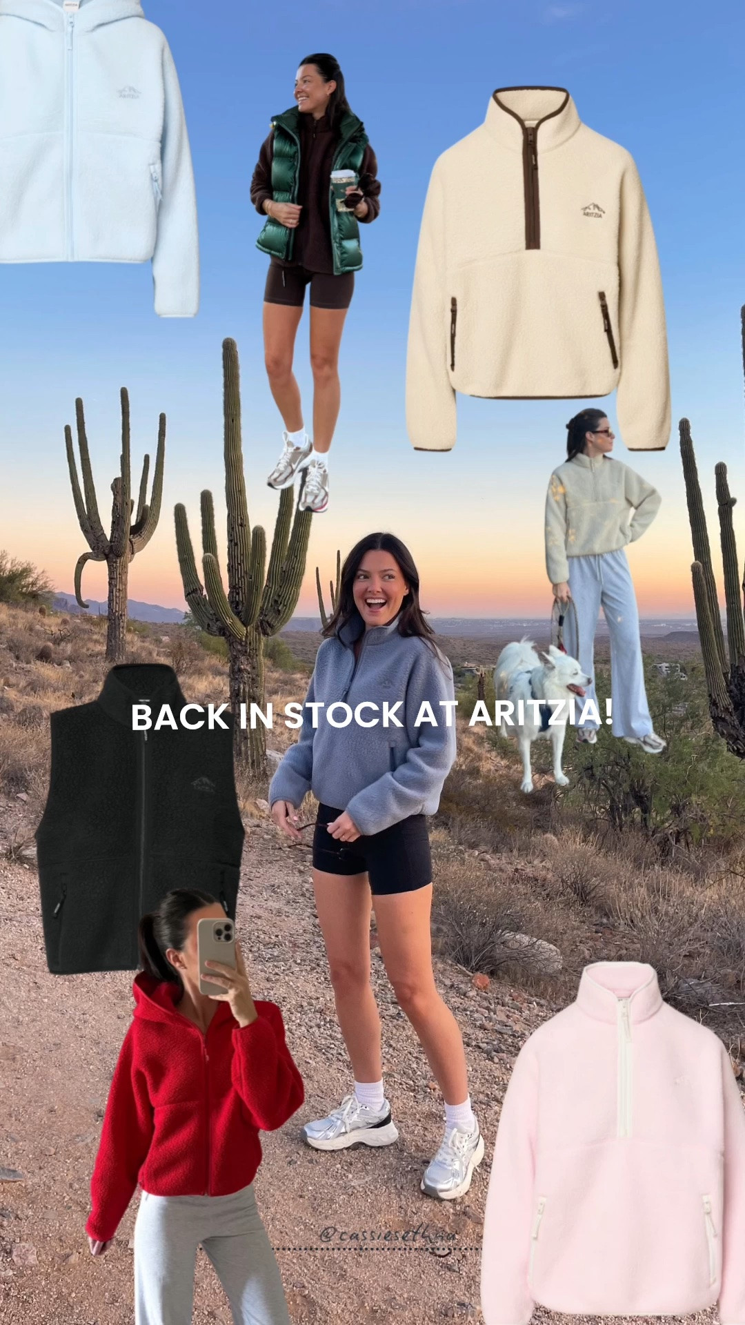 Polartec fleeces are back in stock at Aritzia but not for long! Recommend getting yours now because they sell out FAST every year, usually before you need them!