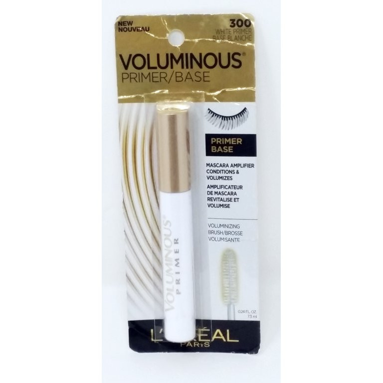 L'Oreal Paris Voluminous Mascara Primer, White Primer, White Primer, 0.24 fl oz - Walmart.com | Walmart (US)