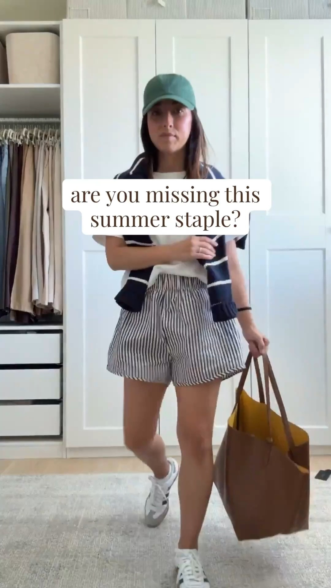 Mom-life #ootd. 

Aritzia tee medium
Recreational Habits shorts medium
Quince sweater xs
Adidas Samba sneakers 4 men’s. 
Mansur Gavriel tote
Polo hat 

Summer outfits, petite style

#LTKootd #LTKmomlife #LTKPetite