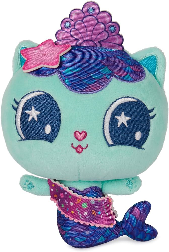 Gabby's Dollhouse, Celebration Series 8-Inch Tall Mercat Plushies, Stuffed Animal Kids Toys for G... | Amazon (US)